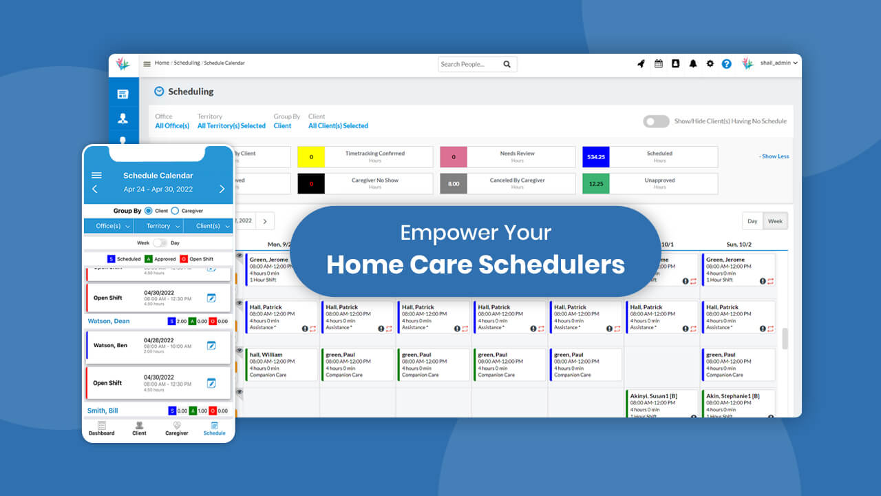 home care scheduling software